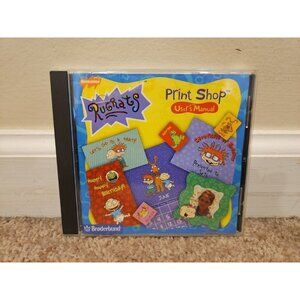 Rugrats Print Shop (PC CD-Rom, Windows, 1998, Viacom)